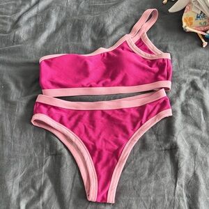 SHEIN Pink Bikini Set